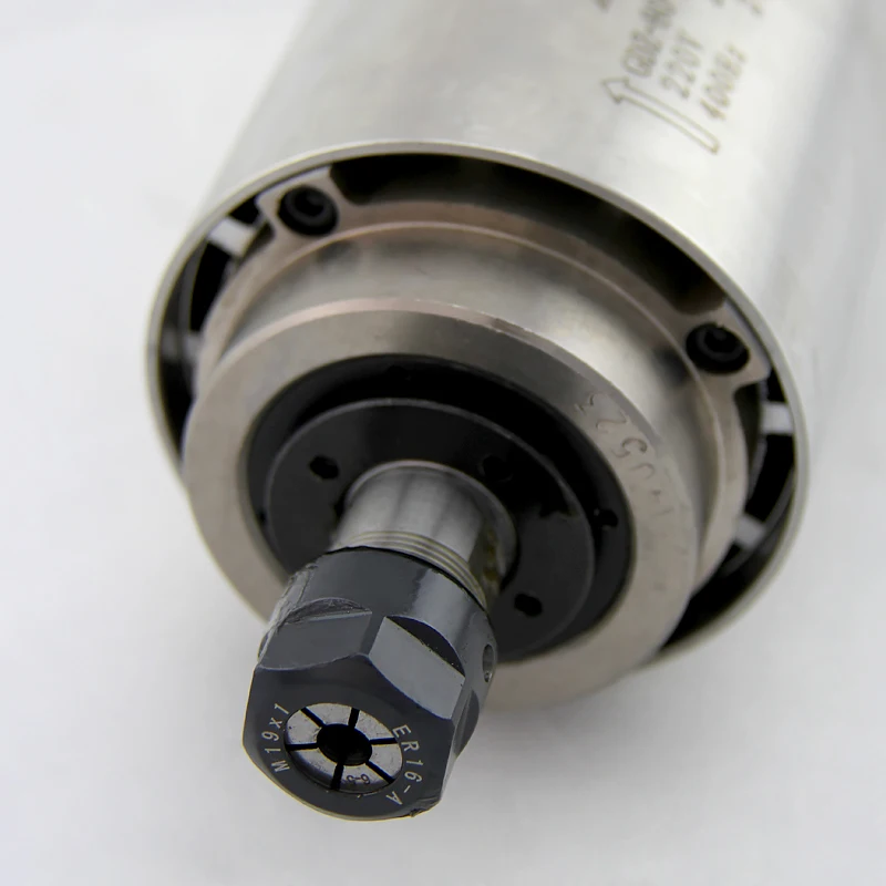 220V 400Hz High Speed 24000rpm CNC Router Spindle Motor 2.2KW Air Cooling ER20 with Bearing Core Components