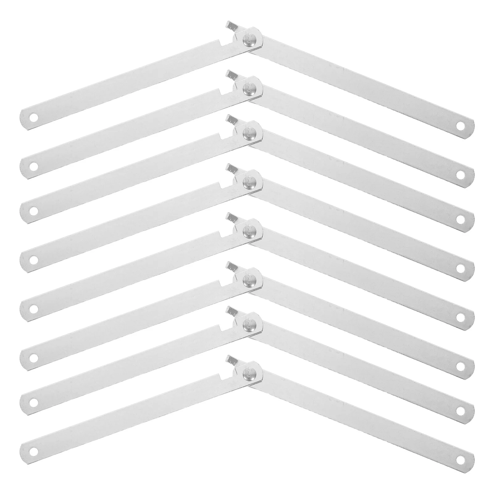 

8Pcs Folding Door Support Rod Adjustable Telescopic Cabinet Pull Handle Foldable Hardware Accessories for Doors and Windows