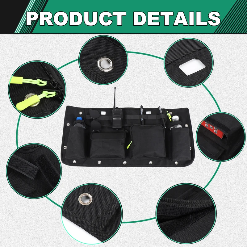 For Land Rover Defender 90 110 130 2020-2025 Car Trunk Rear Door Mounting Storage Bag Back Organizer Bag Car Accessories