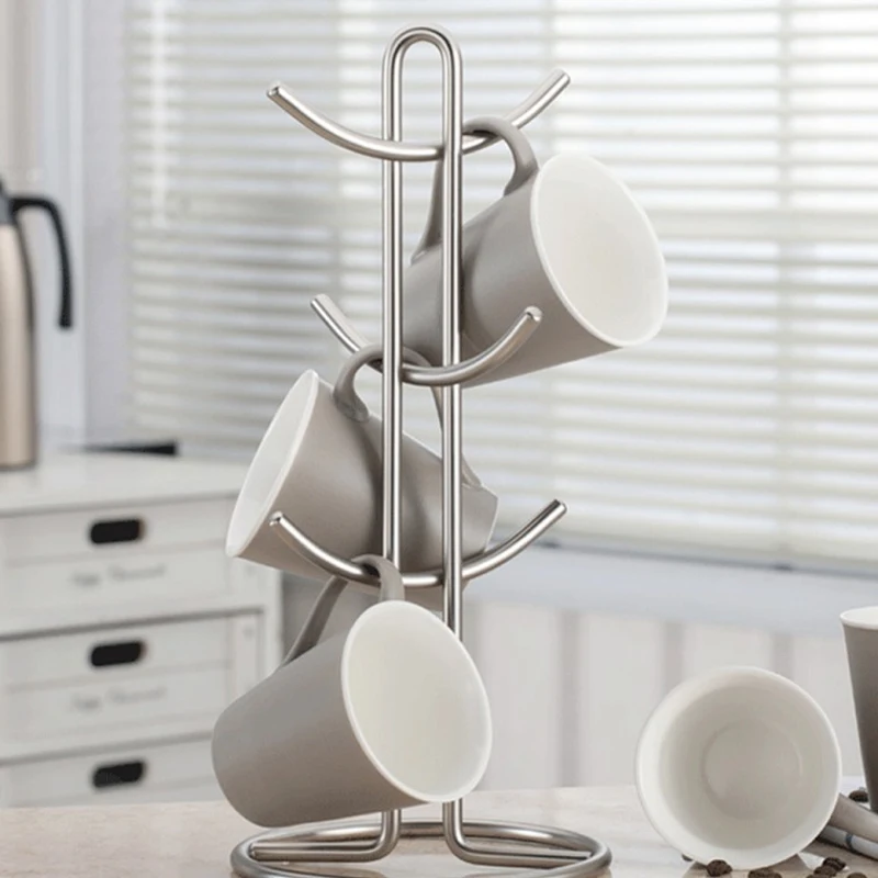 Stand Silver 6-gu Cup Hanger Kitchen Cup Ra