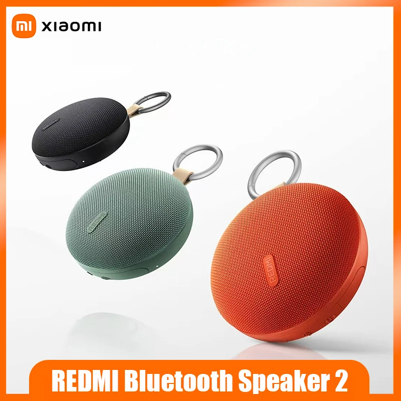 

Xiaomi Redmi Bluetooth Speaker 2 IP67 Waterproof 1.5-inch Speaker Removable Lanyard TF Card Playback 20-Hour Battery Life