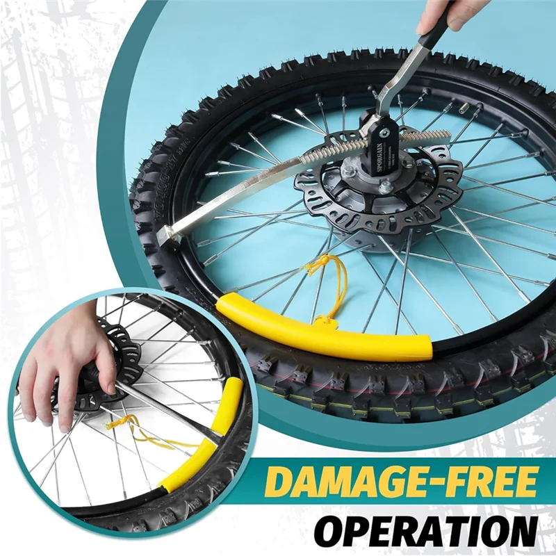 

For 16"-21" Wheel Dirt Bike Tire Changing Tool Kit, Fits Motocross, Enduro, With 10/12/17/20/25Mm Multiple Axles Included