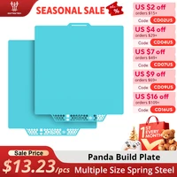 BIQU Panda Placa de construcción CryoGrip Pro recubrimiento sin obstrucciones resorte de acero de doble cara para impresora 3D BambuLab Voron Kobra Adventurer 5M