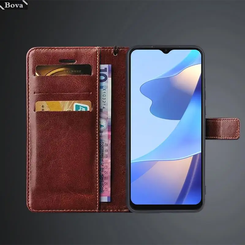 حامل بطاقة غطاء مصنوع من الجلد لحقيبة ممن لهم A16 A16s A 16 s Pu أغلفة جلدية ريترو حقيبة المحفظة المجهزة الأعمال Fundas Coque #4