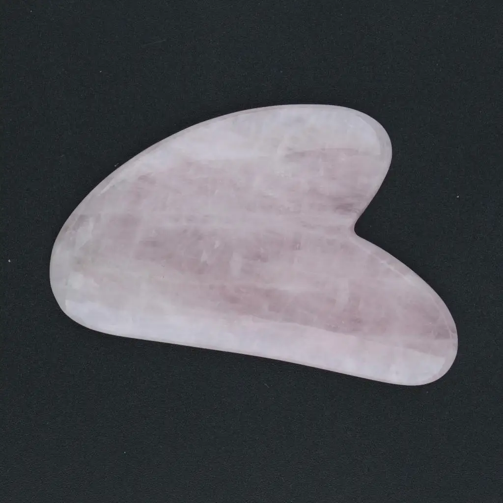 Crystal Jade Gua Sha Tool, Natural Stone Guasha Board, Scraping Massage Tool