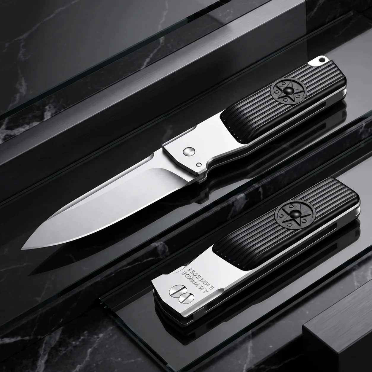 Edc Carry Pocket Knife - Cuchillo multiusos de acero D2 con