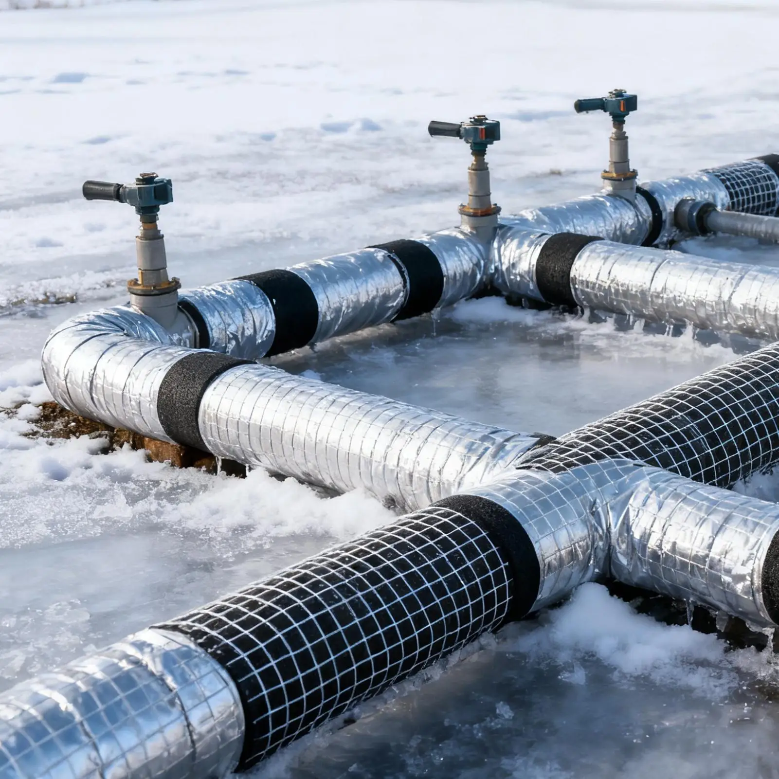 الأنابيب العزل أنبوب رغوة 10 قطع تجميد غطاء للحماية الأنابيب التفاف العزل أنبوب رغوة ل سخان الماء الساخن مكيف الهواء #3