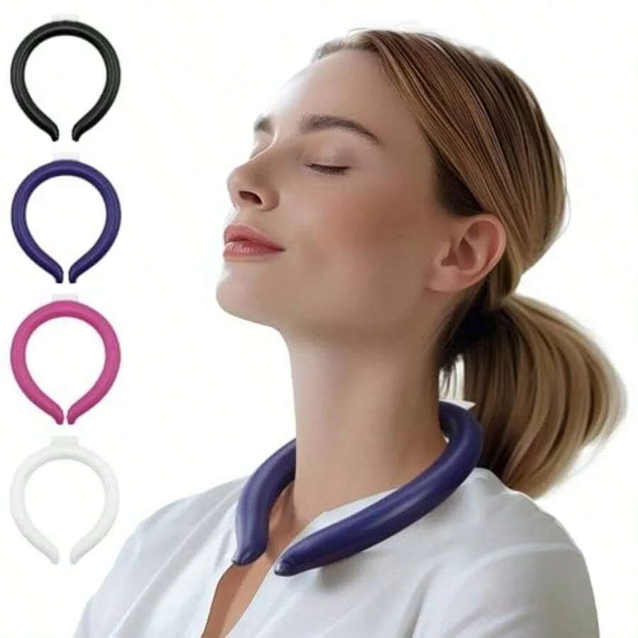 

Neck Coolers - Wearable Cooling Ice Pack Necks - Reusable Cool Body Cooler Tu - Cold Gel Wrap Ice Packs Perfect Outdoor Use - P