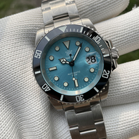 STEELDIVE Men Automatic Watch 41mm Luxury Mechanical Wristwatch Diver 300M Waterproof C3 Luminous Sapphire NH35 Ceramic Bezel