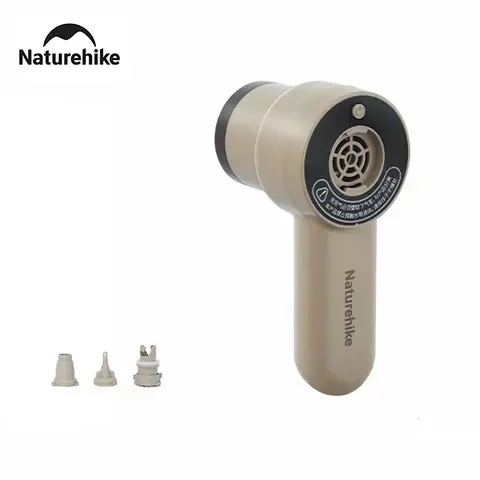 Naturehike 2025 새로운 공기 펌프 모터 고 유량 초경량 에어 매트 펌프 야외 하이킹 휴대용 빠른 인플레이션 무선 공기 펌프