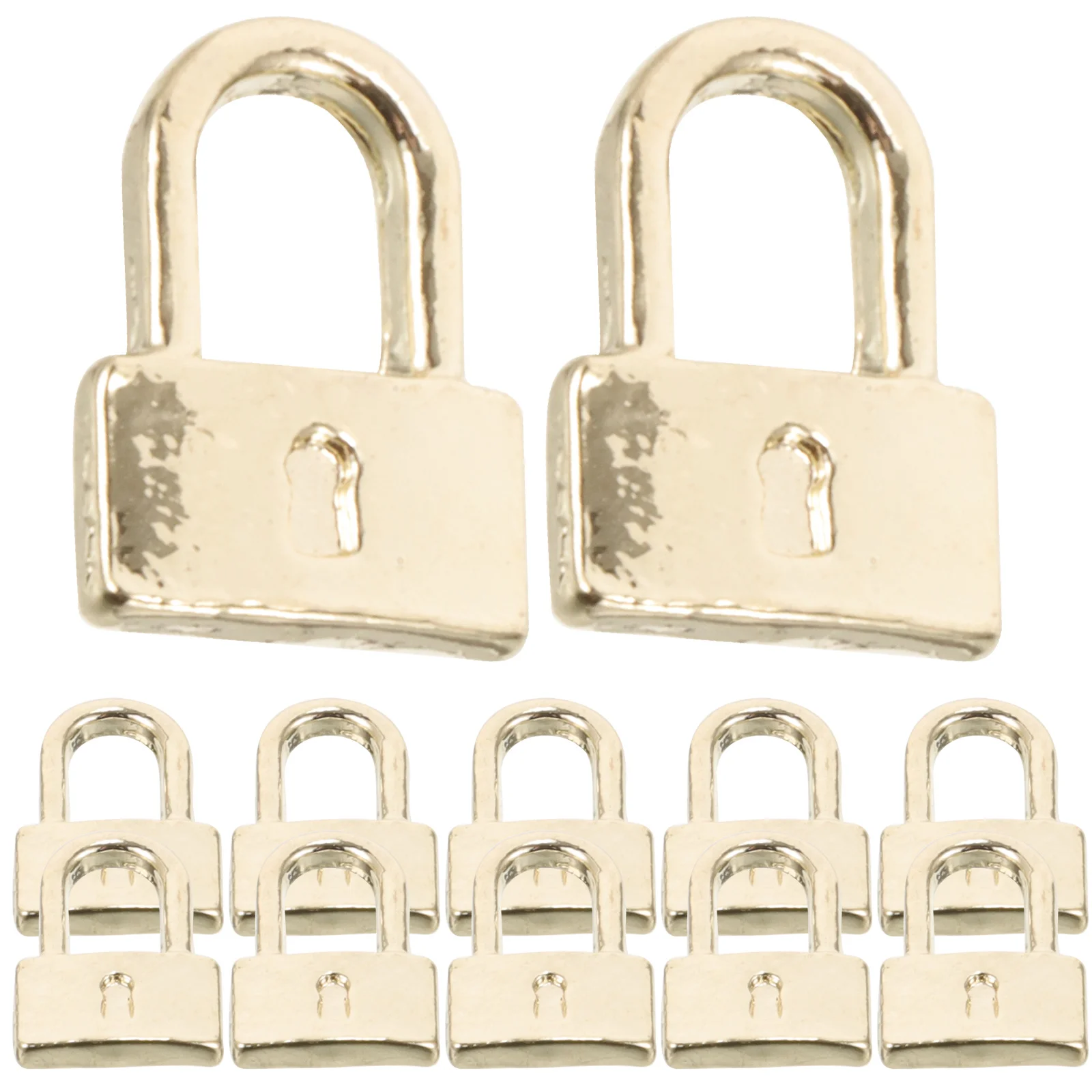 10 قطعة سحر الأظافر الرائعة النساء مسمار الفن الديكور مجموعة أنيقة قفل تصميم مانيكير الزينة لارتداء اليومي خاص #4