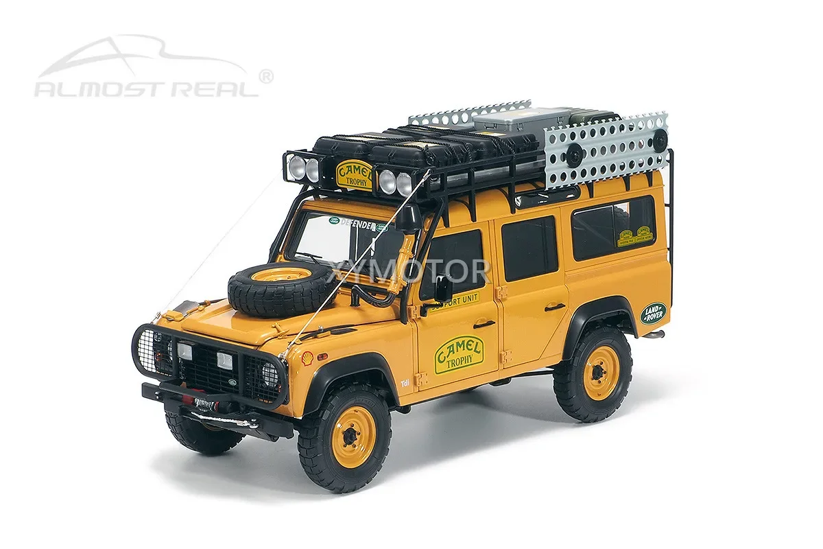 Almost Real 1/18 For Land Rover 110 Camel cup Sabah Malaysia Support Car 1993 Diecast Model Car Kids gift Collection Ornaments