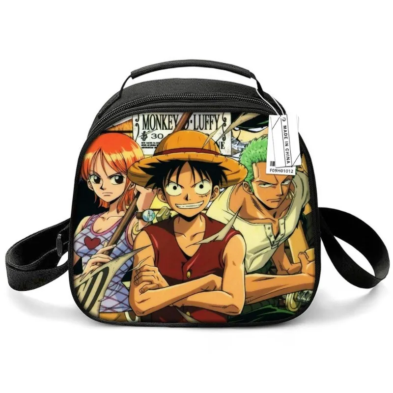 

Anime One Piece Luffy Cartoon Lunch Box Thermal Bag Fashionable and Portable Student Thick Aluminum Foil Lunch Storage Bag
