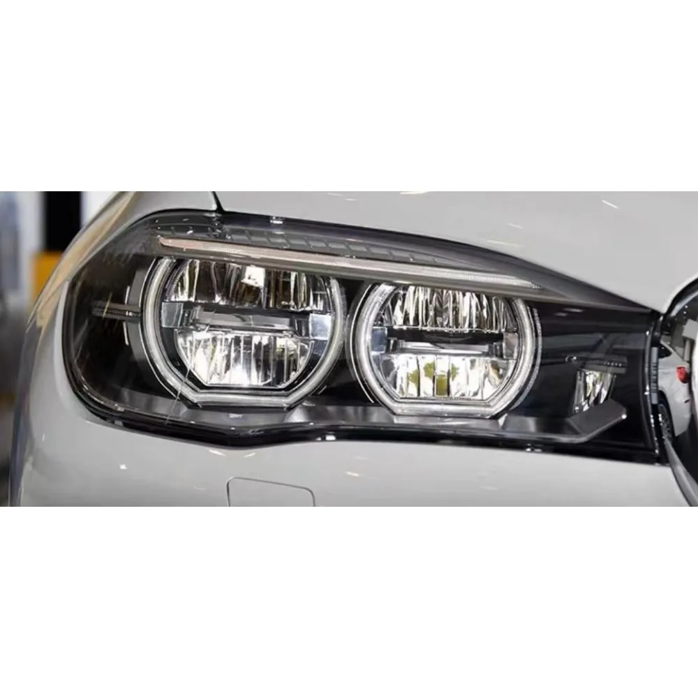 High quality laser LED headlamp light for bmw X5 F15 2014-2018 low to high  Projector Lens    lamp assembly