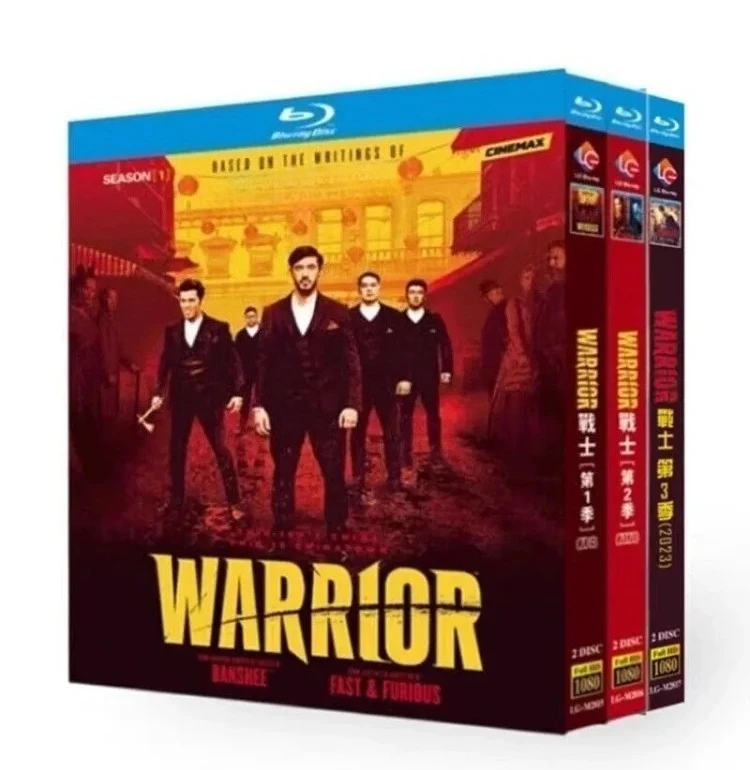 Warrior Staffel 1-3 (2023) Serie 6-Discs Blu-ray-Disc