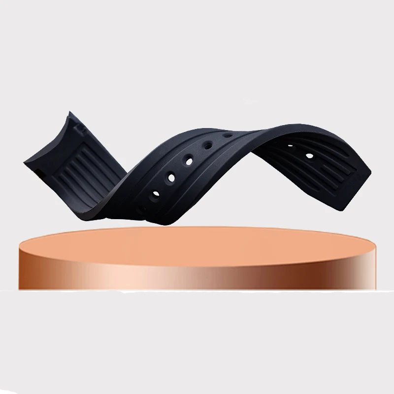 حزام ساعة سيليكون مقاوم للماء للرجال ، حزام ساعة مطاطي ، إكسسوارات رجالية ناعمة ، جودة عالية ، BN0190 ، BN0193 ، CA0718 ، CA4385 ، BN0193 ، 22