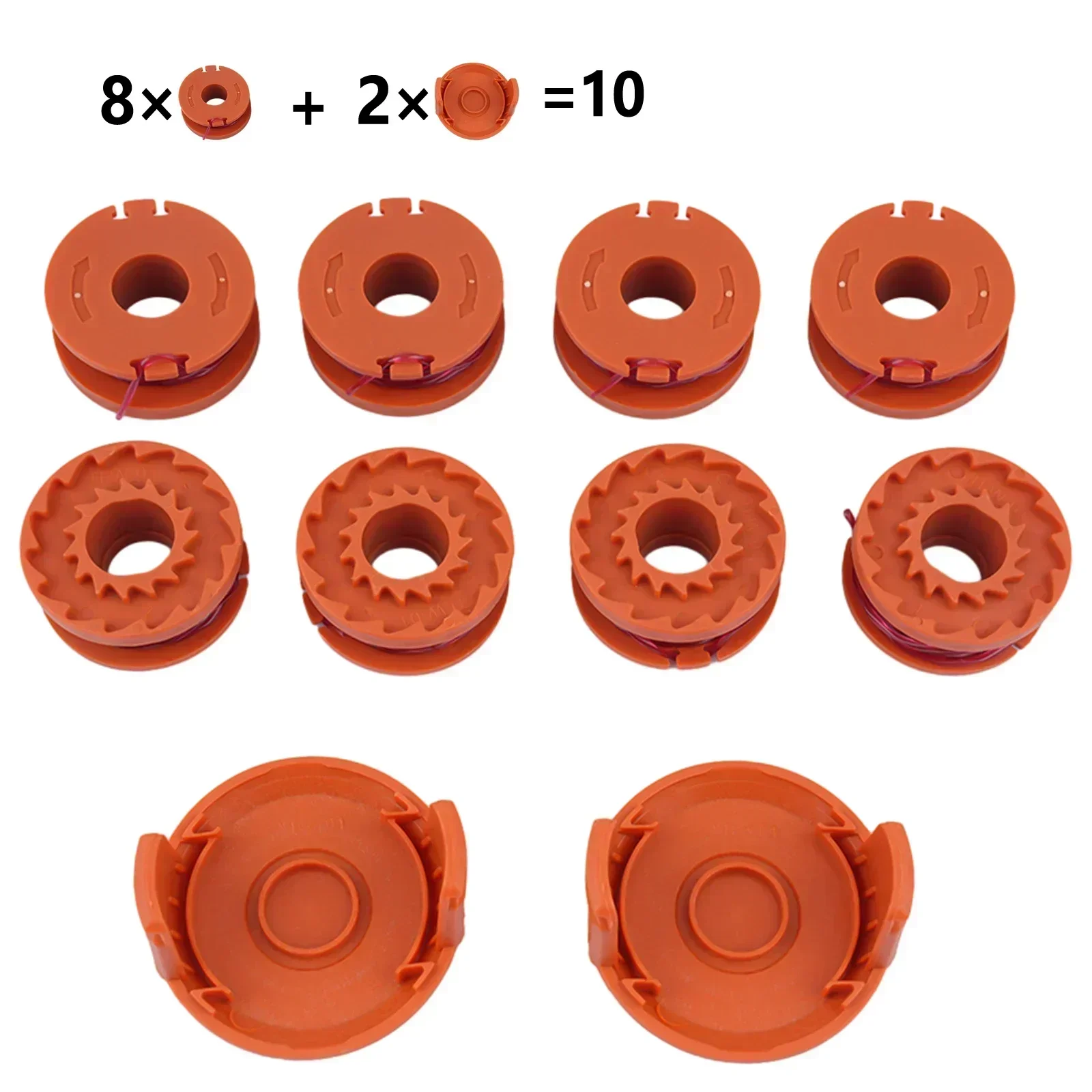 Trimmer Parts Grass Head Replacement Cap WG155 WG160 WG163 WG175 WG180 For Worx Power Equipment Trimmer Spool Line