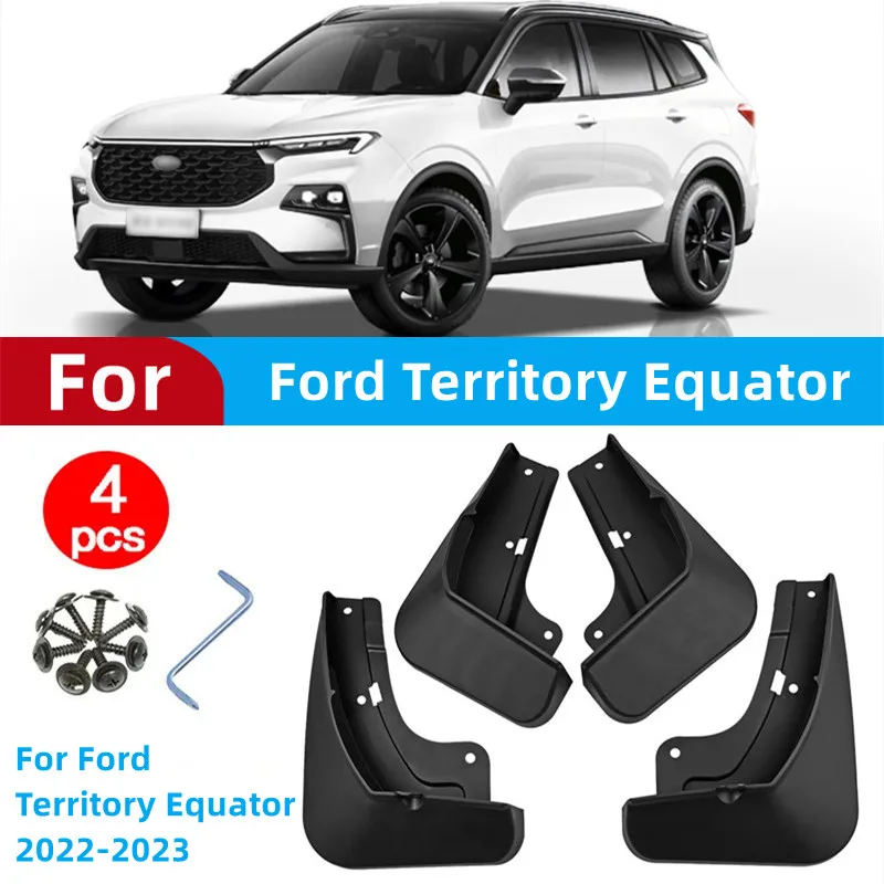 4 PCS Car Mud Flaps For Ford Territory Equator 2022-2023 Mudguard Splash Guards Fender Mudflaps Auto Accessories