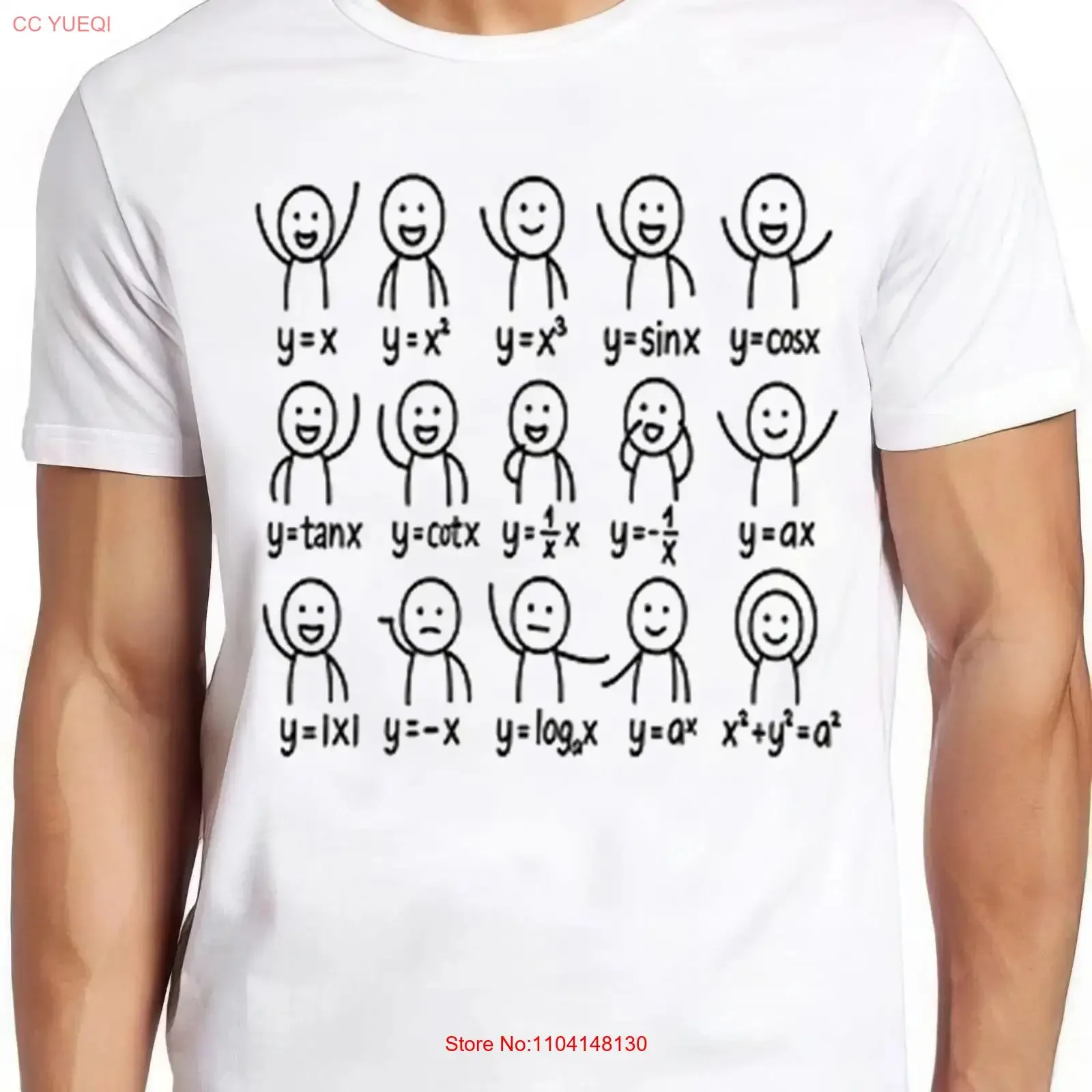 Funny Algebra Dance Graph Figures Math Equation Joke Meme T Shirt Style U vintage Washed Slightly fashion streetwear Versatile