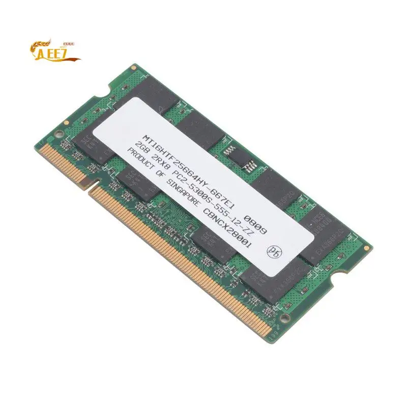 AEE7-DDR2 2GB RAM Memory PC2 5300 Laptop RAM Memoria SODIMM RAM Component 667Mhz Memory 200Pin RAM Memory