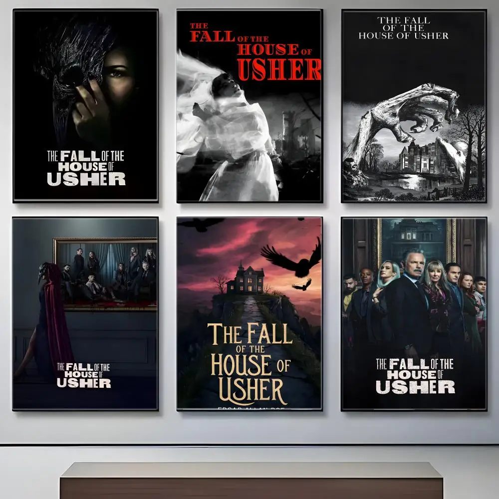 Film T-The Fall of the House of Usher Poster Crease Free Waterproof Durable All Space Wall Decor
