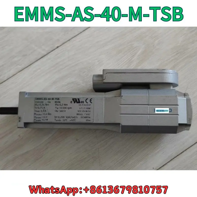 Used EMMS-AS-40-M-TSB servo motor 550108 test OK Fast Shipping