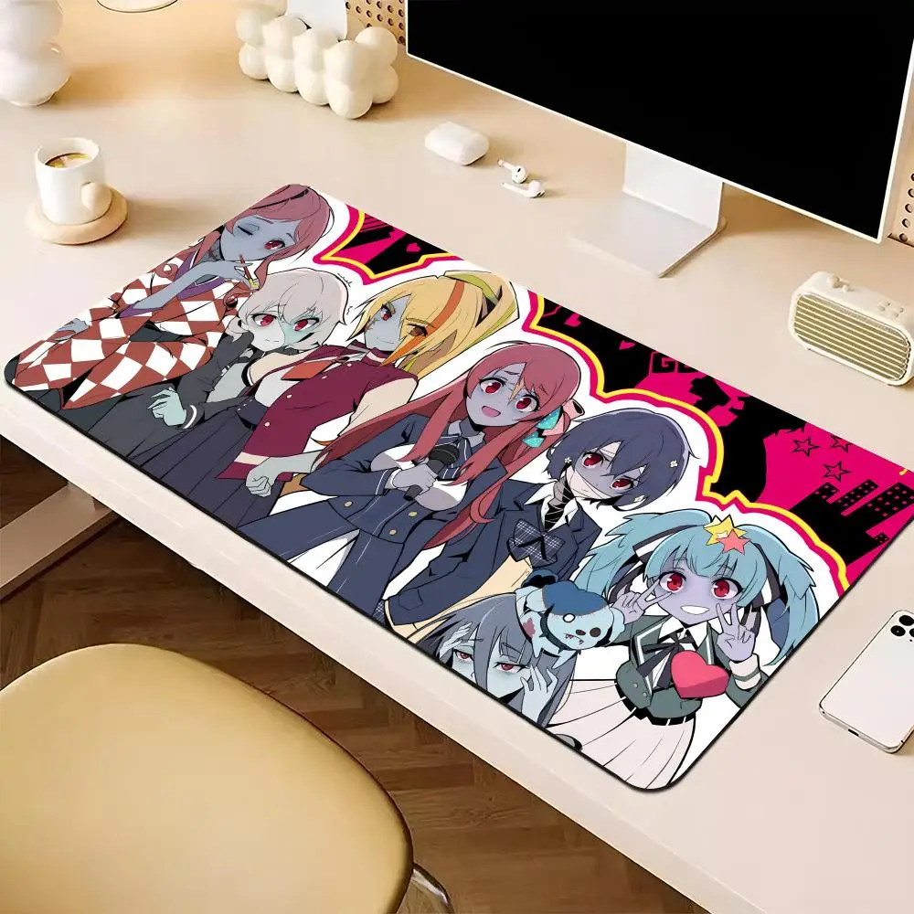 Zombie Land Saga Mouse Pad game teclado XXL Mouse Pad Large Computer Laptop Non-slip Keyboard Desk Mat Mousepad