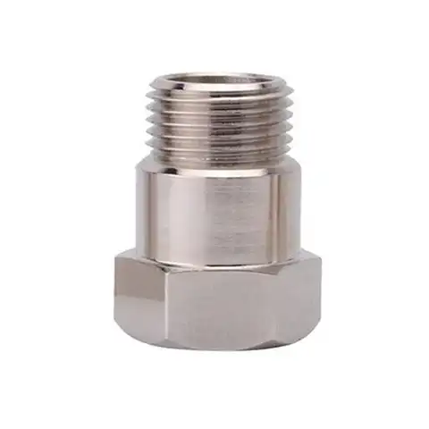 32mm 범용 M18x1.5 O2 산소 센서 커넥터 테스트 파이프 육각형 확장 어댑터 액세서리