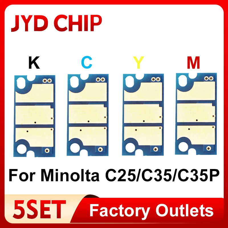 IUP14 Image Unit Chip For Konica Minolta Bizhub C25 C35P C35 Develop image Unit Drum Printer Cartridge Reset 25 35 35P
