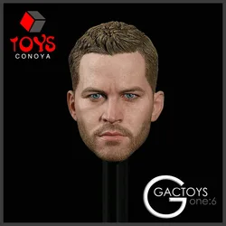 GACTOYS 1/6 Paul Walker Head Sculpt GC028 Male Soldier Carving Fit 12''Action Figure Body Dolls