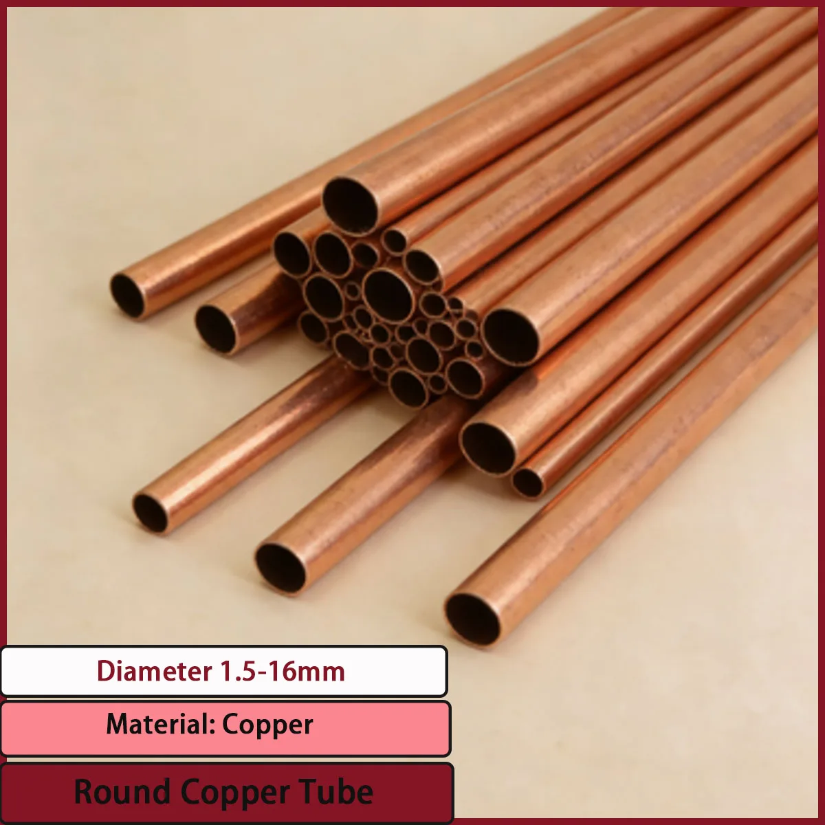 

Круглая медная труба диаметром 1,5-16 мм используется для систем кондиционирования воздуха, холодильного оборудования, трубопроводной транспортировки и т.д.
