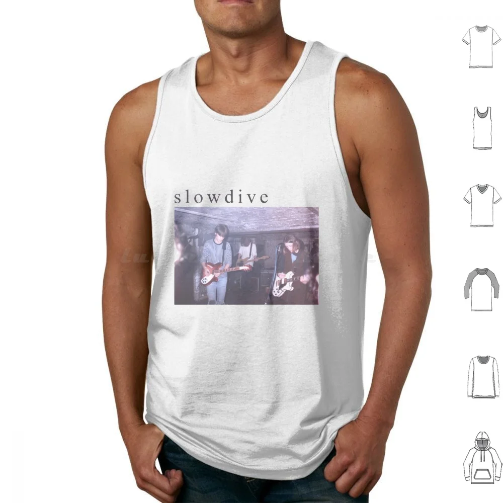 Slowdive Concert Tank Tops Vest Sleeveless Slowdive Shoegaze Dreampop Band Music Concert Live Rachel Goswell