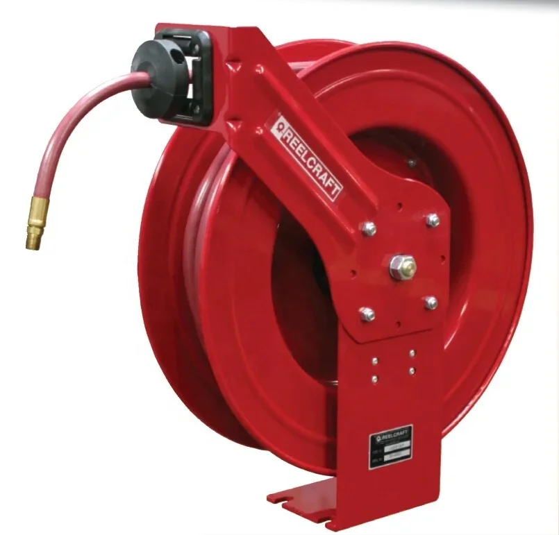 

2023 Popular - LC670 OLP 3/8 Hose Of 20m 300psi Spring Retractable Hose Reel for Air /Water