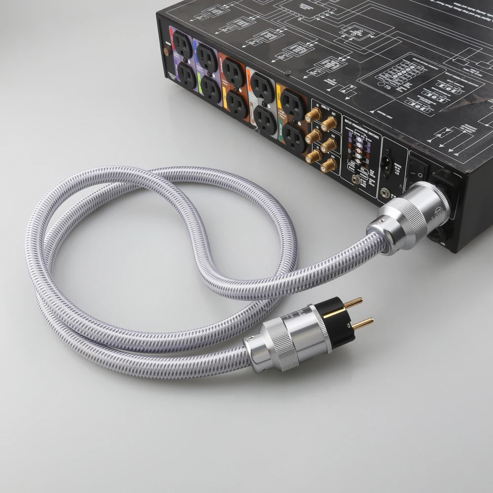 High End JP Krell Hifi สายไฟ US/ EU/ AU AC Audiophile สายไฟ Hi Fi Schuko สายคุณภาพสูงใหม่