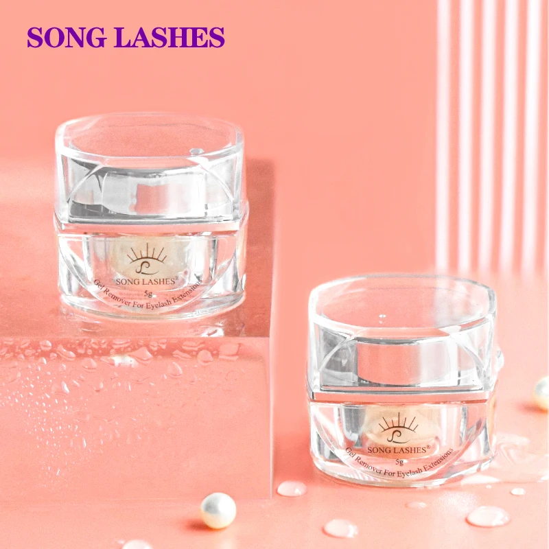 SONG LASHES 5G Gel Remover for Fake Eyelash Extensions Lashes Glue and Remover Without Stimulation 1-3 Minutes Fast Speed