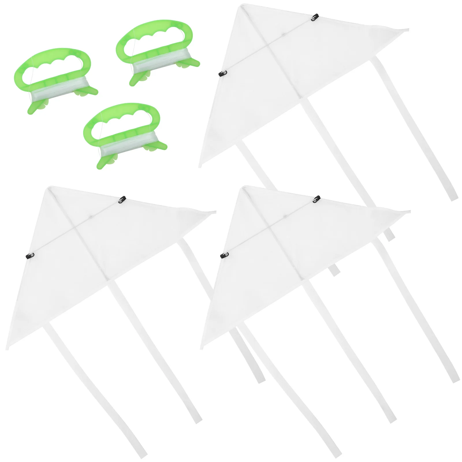 

DIY Graffiti Kites Blank Painting Kites for Kids 3 Sets R om Colors Children Art Toys Flying Kite Kits 30m Line Boards Outdoor
