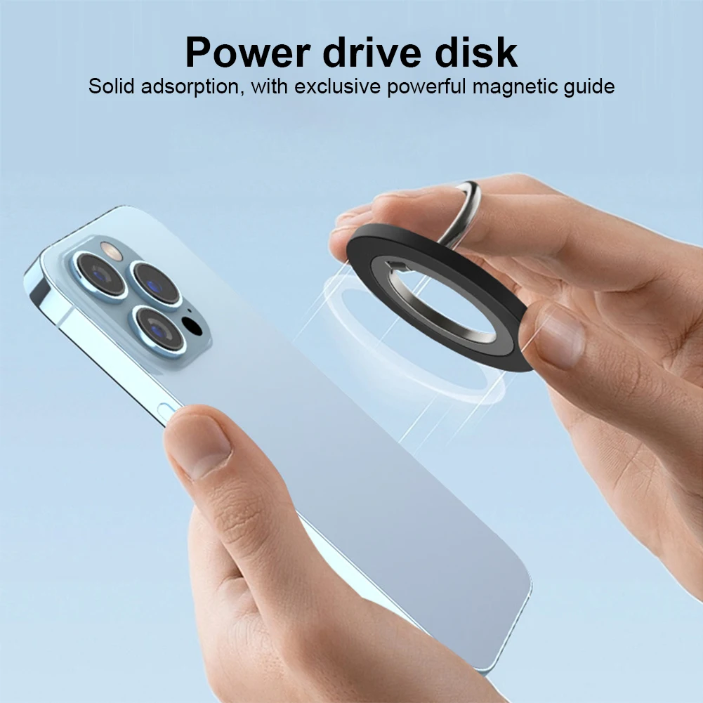 Магнитный держатель для телефона MagSafe с вращением на 360 градусов, держатель для мобильного телефона, металлическая ручка для телефона для iPhone 15, 14, 13, 12