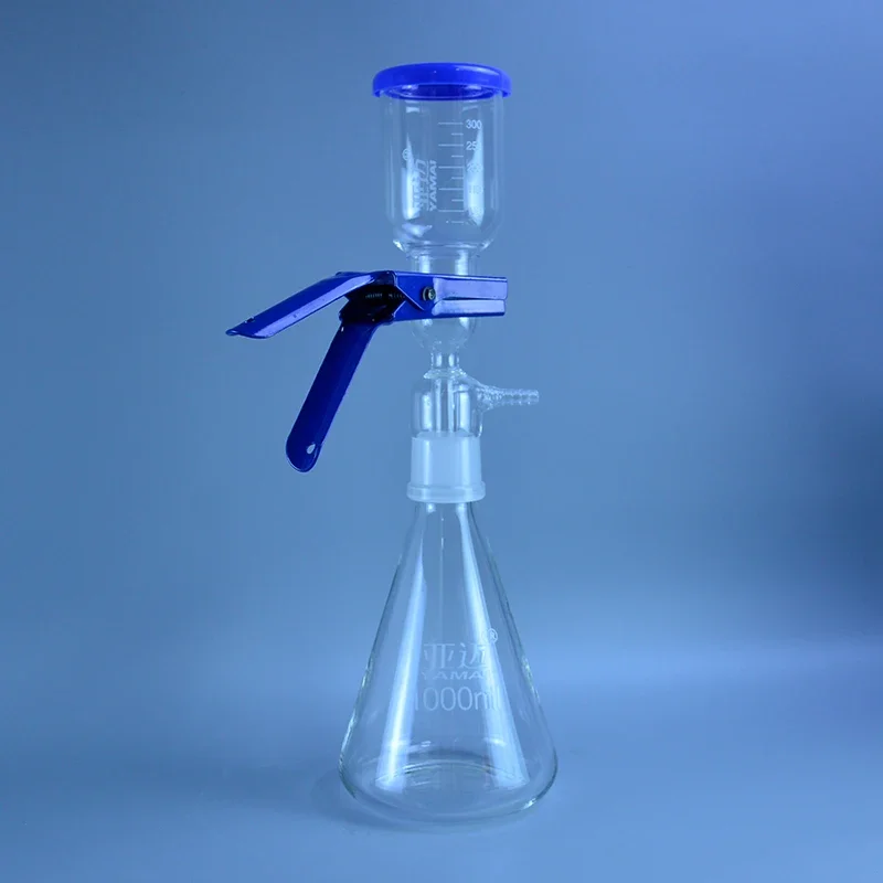 Laboratory Bottle for Liquid Solvent Filtration with Glass Sand Core