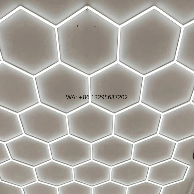 

High Competitive Hexagon-Light Led Hexagonal Rgb Indoor Hexagon Design Led Linear Lamp Pendant