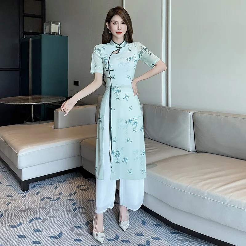 Высококачественный новый наряд в китайском стиле - набор для лечения ног для молодой леди, спецодежда для чистки ушей SPA