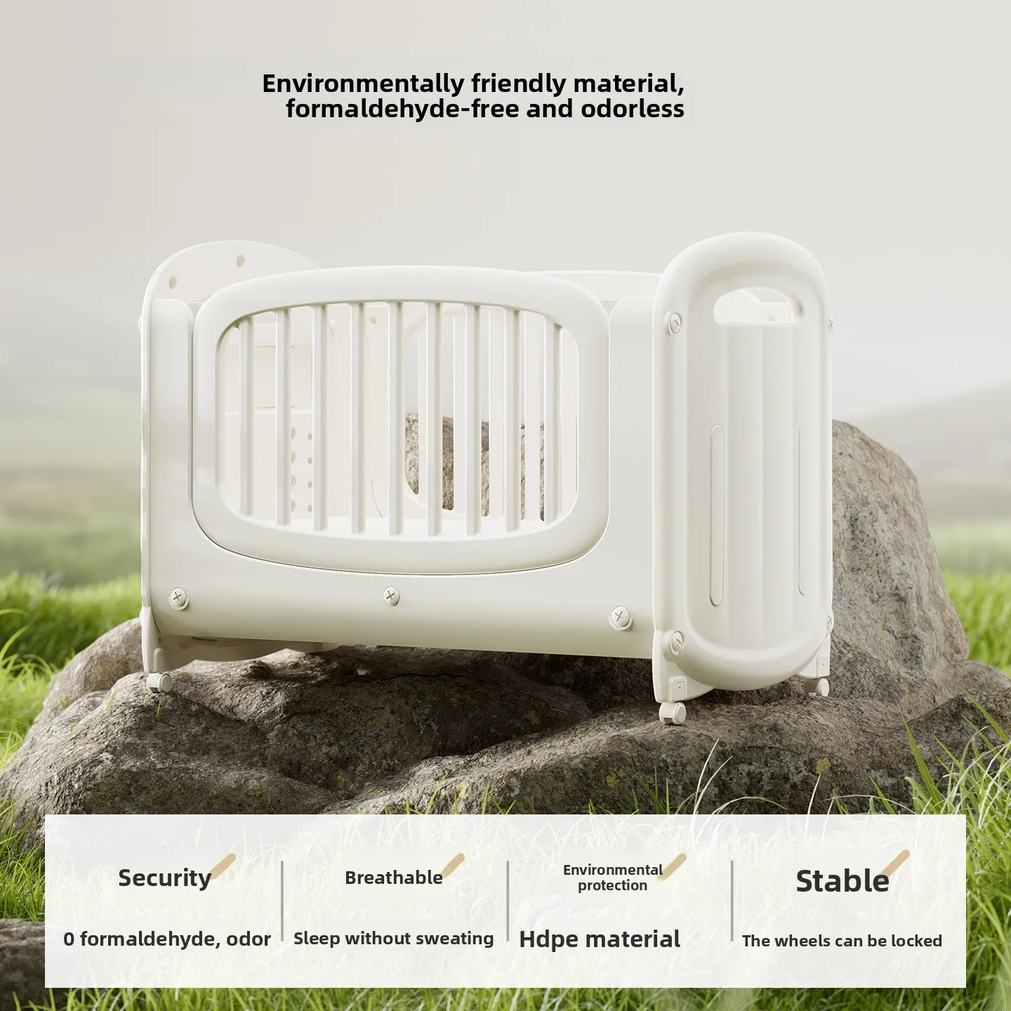 Baby cot removable small apartment special multi-functional portable baby splicing bed confinement center
