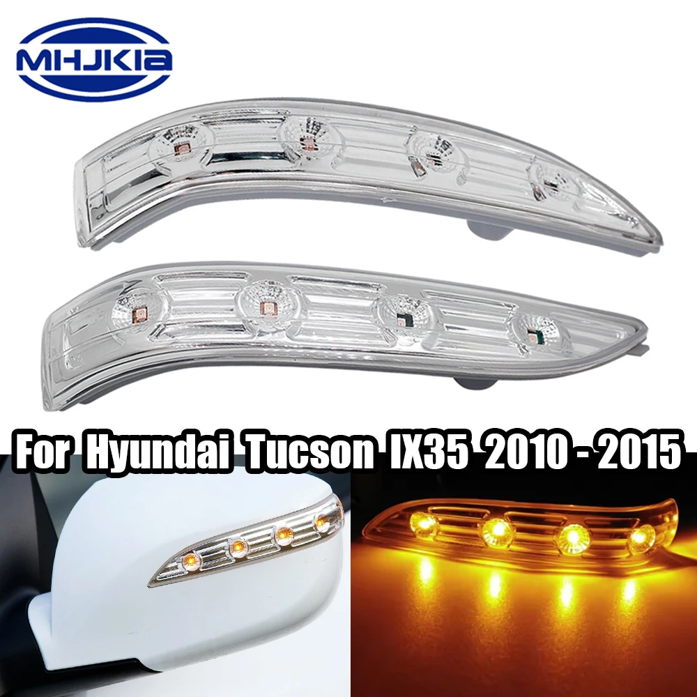 

1pcs Car Wing Rearview Mirror Lights Turn Signal Left / Right For Hyundai Tucson IX35 2010-2014 2015 87614-2S200 / 87624-2S200