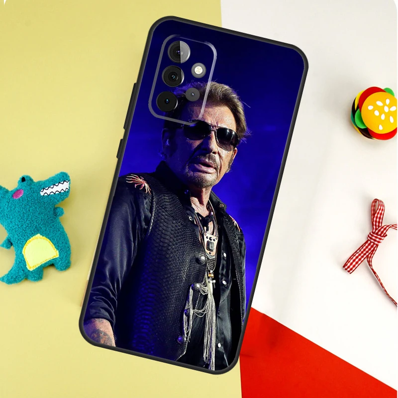 Johnny Hallyday Case For Samsung Galaxy A54 A34 A24 A14 A12 A22 A32 A42 A52 A72 A52S A51 A71 A13 A53 Cover