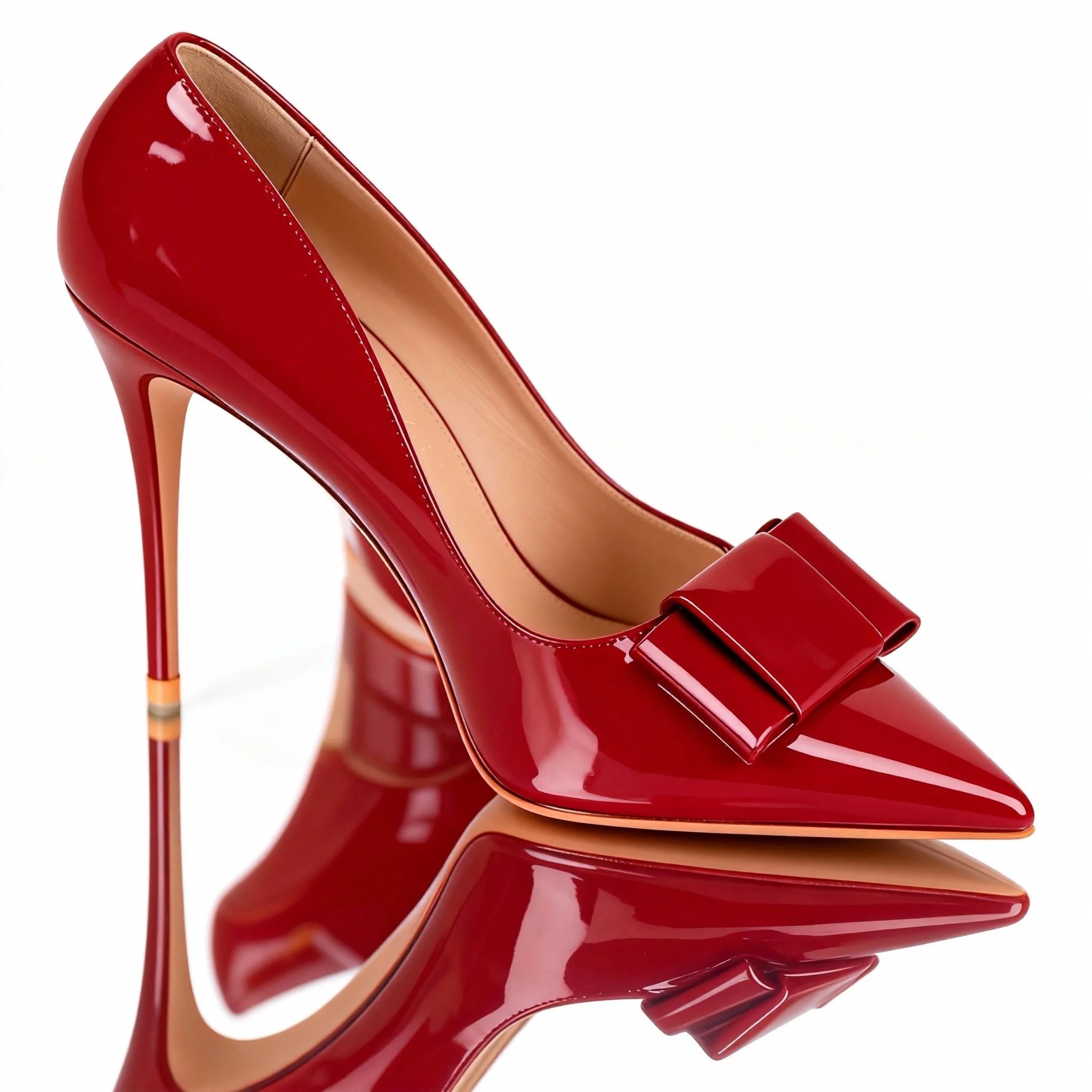 

BloomstepsDelicate and fashionable European and American high-heeled shoes, retro red and antique high-heeled shoes for dating