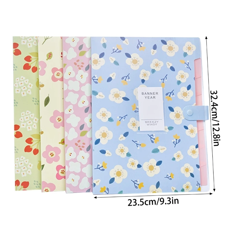 4x Mở rộng thư mục tệp Tổ chức tài liệu Thư mục in hoa cho trường học