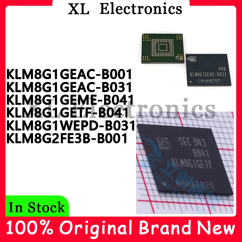 KLM8G1GEAC-B001 KLM8G1GEAC-B031 KLM8G1GEME-B041 KLM8G1GETF-B041 KLM8G1WEPD-B031 KLM8G2FE3B-B001 Новый оригинальный