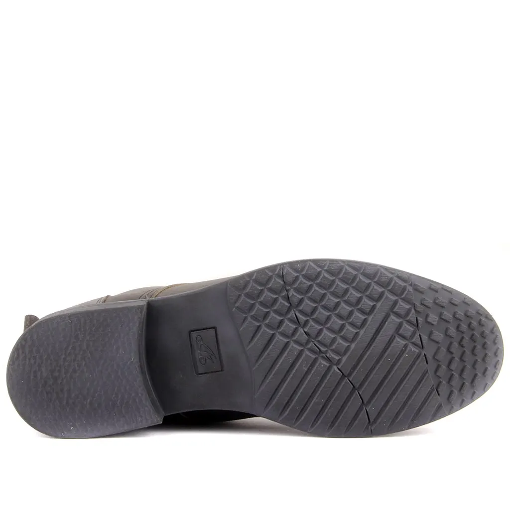 Botas masculinas de couro genuíno