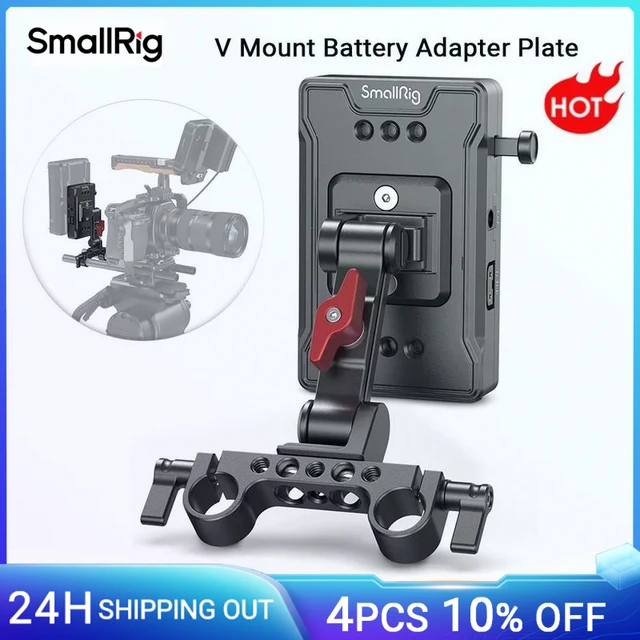 Smallrig v-バッテリーアダプタープレート,延長アーム付き,電源スプリッター,sony canon DSLRカメラアクセサリー用,3499 -  AliExpress