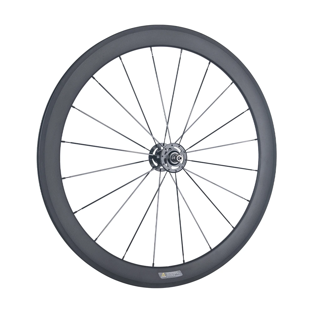 700C Rennrad-Carbon-Laufradsatz für Fixed Gear mit Flip-Flop-Naben von NOVATEC, 38mm 50mm 60mm 88mm Tiefe, 23mm Breite, Clincher-Fahrradlaufradsatz – Detail 11