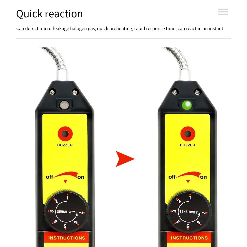 

WJL-6000 Car Leak Detector Electronic Halogen Gas Leak Detector Halogen Detector Halogen Leak Detector